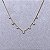 Colar Choker 7 Pontinhos de Luz Semijoia Ouro - Imagem 1