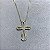 Colar Crucifixo Belo Semijoia Ouro - Imagem 2