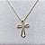 Colar Crucifixo Belo Semijoia Ouro - Imagem 3