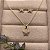 Conjunto Estrelas Cravejadas Semijoia Ouro - Imagem 1