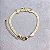 Pulseira Love Fita Semijoia Ouro - Imagem 1