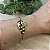 Bracelete Gota Martelada Semijoia Ouro - Imagem 2
