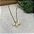 Colar Mãe com Coração Semijoia Ouro - Imagem 2