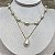 Colar Chocker Pérolas Barrocas Semijoia Ouro - Imagem 2
