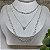 Colar Chocker Elinhos Frisados Semijoia Prata - Imagem 2