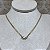 Colar Choker Renata Cristal Semijoia Ouro - Imagem 1
