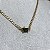 Colar Choker Renata Esmeralda Semijoia Ouro - Imagem 2