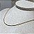 Colar Choker Entremeado Semijoia Ouro - Imagem 2