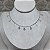 Colar Choker Corações e Árvore da Vida Semijoia Prata - Imagem 1