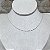 Colar Choker Entremeado Semijoia Prata - Imagem 1