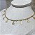 Colar Choker Corações e Árvore da Vida Semijoia Ouro - Imagem 2