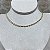 Colar Choker Celeste Semijoia Ouro - Imagem 1