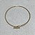 Bracelete Liso Nozinho Semijoia Ouro - Imagem 4