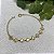Pulseira Infantil Trevinhos Semijoia Ouro - Imagem 2