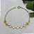 Pulseira Infantil Trevinhos Semijoia Ouro - Imagem 1