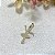 Pingente Bailarina Semijoia Ouro - Imagem 1