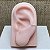 Brinco Falso Piercing Liso c/ Bolinhas Semijoia Prata - Imagem 3