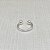 Brinco Falso Piercing Liso c/ Bolinhas Semijoia Prata - Imagem 1