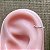 Brinco Falso Piercing Liso c/ Bolinhas Semijoia Prata - Imagem 4