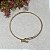 Bracelete Liso Nozinho Semijoia Ouro - Imagem 2