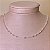 Colar Choker Bolinhas 5x1 Semijoia Prata - Imagem 1