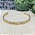 Bracelete Liso Abençoada Semijoia Ouro - Imagem 1