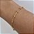 Pulseira de Bolinhas Semijoia Ouro - Imagem 2