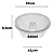 Kit 6 Formas Para Pudim 500ml Com Tampa Plastilania - Imagem 2