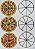 Conjunto frações matemáticas - pizza - Imagem 3