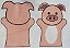 Fantoche Infantil - Porco - Imagem 1