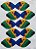 Laço Valentina Bandeira do Brasil - Imagem 1