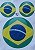 Mini jogo americano / tapetinho mug rug - Copa Brasil - Imagem 1
