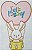 Guirlanda coelho no balão feliz Pascoa 2 - Imagem 1