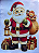 Papai Noel com saco de presente Tradicional - Imagem 1