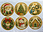 Bolinhas de Natal - Efeito costuradas a mão - Imagem 1