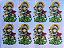 São Jorge "Coleção Costurados a mão" 9cm - Imagem 1