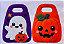 Sacola Porta Doce Halloween 3 "Coleção costurados a mão" - Imagem 1