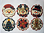 Porta Copo / Bolinha de Natal "Coleção Costurados a mão" - Imagem 1