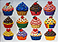 Fecha treco Cupcake "Coleção Costurados a mão" - Imagem 1
