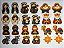Kit Mini Presepio para Dedoches ou Jogo da Memoria "Coleção Costurados a mão" - Imagem 1