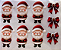 DTF Papai noel e laços - Imagem 1