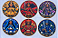 Medalhas Orixas 1 - Imagem 1