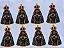 Nossa Senhora Aparecida acolhendo o Brasil "Coleção costurado a mão" - Imagem 1