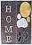 Duo de quadros Home linho escuro - Imagem 1