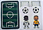 Tiara Cabelo Maluco Campo de Futebol "Coleção Costurados a Mão" - Imagem 1