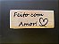 Carimbo Feito com Amor 7x3cm - Imagem 1