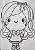 Alice para colorir 1 - Imagem 1