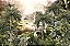 Papel de Parede Safari com Folhas Grandes e Neblina 15 - Imagem 2