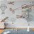Papel de Parede Infantil de Aviões e Balões no Inverno - Imagem 2