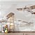 Papel de Parede Infantil de Aviões nas Nuvens - Imagem 1